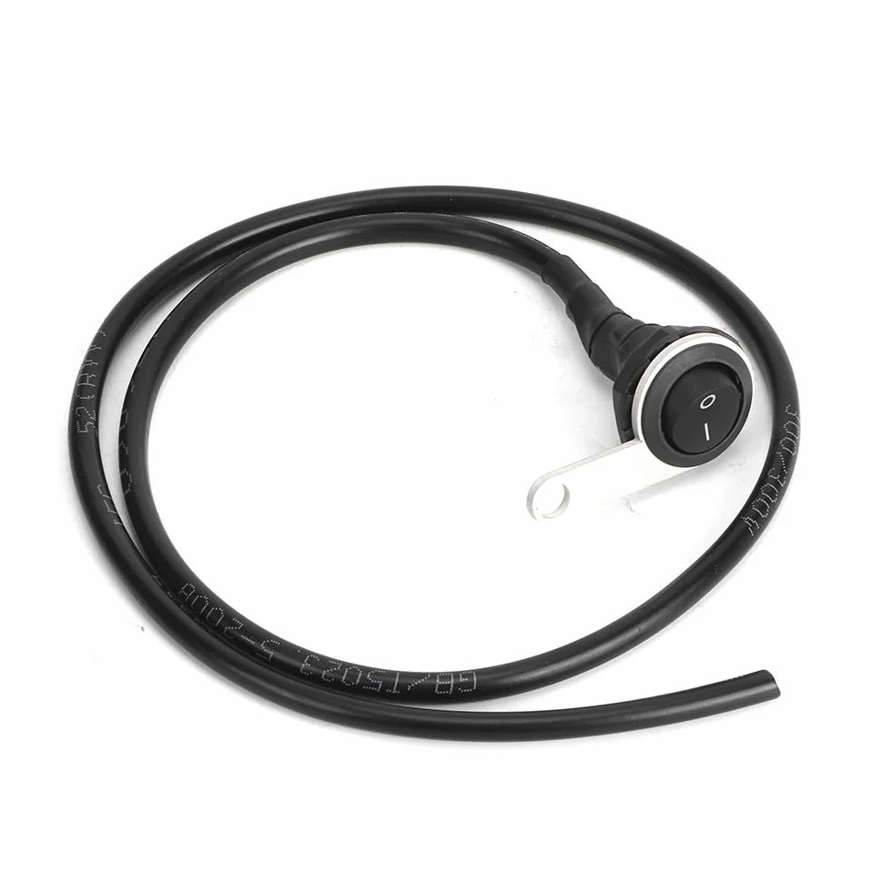 Przełącznik motocykla, Akozon 22 mm wodoodporny przycisk kierownicy/elektryczny przełącznik kołyskowy kierownica przełącznik światła