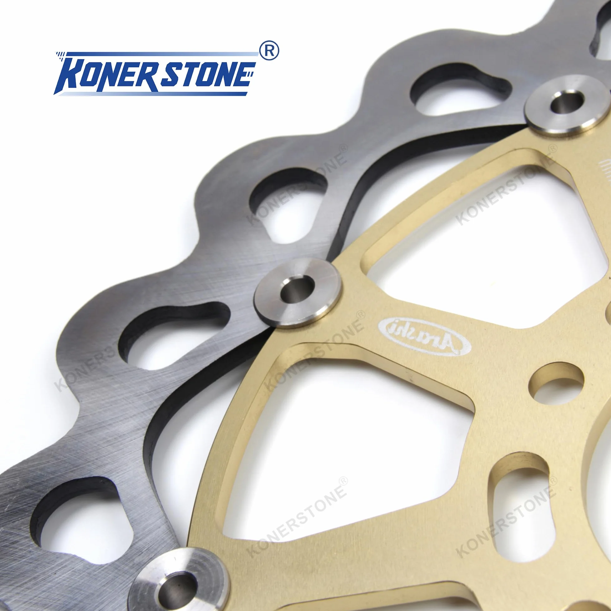 Arashi Przednie tylne tarcze hamulcowe do Suzuki GSXR 1300 Hayabusa 1999-2007 Brake Disks Akcesoria motocyklowe GSX-R1300 GSX1300R GSXR1300 Złoto 2000 2001 2002 2003 2004 2005 2006