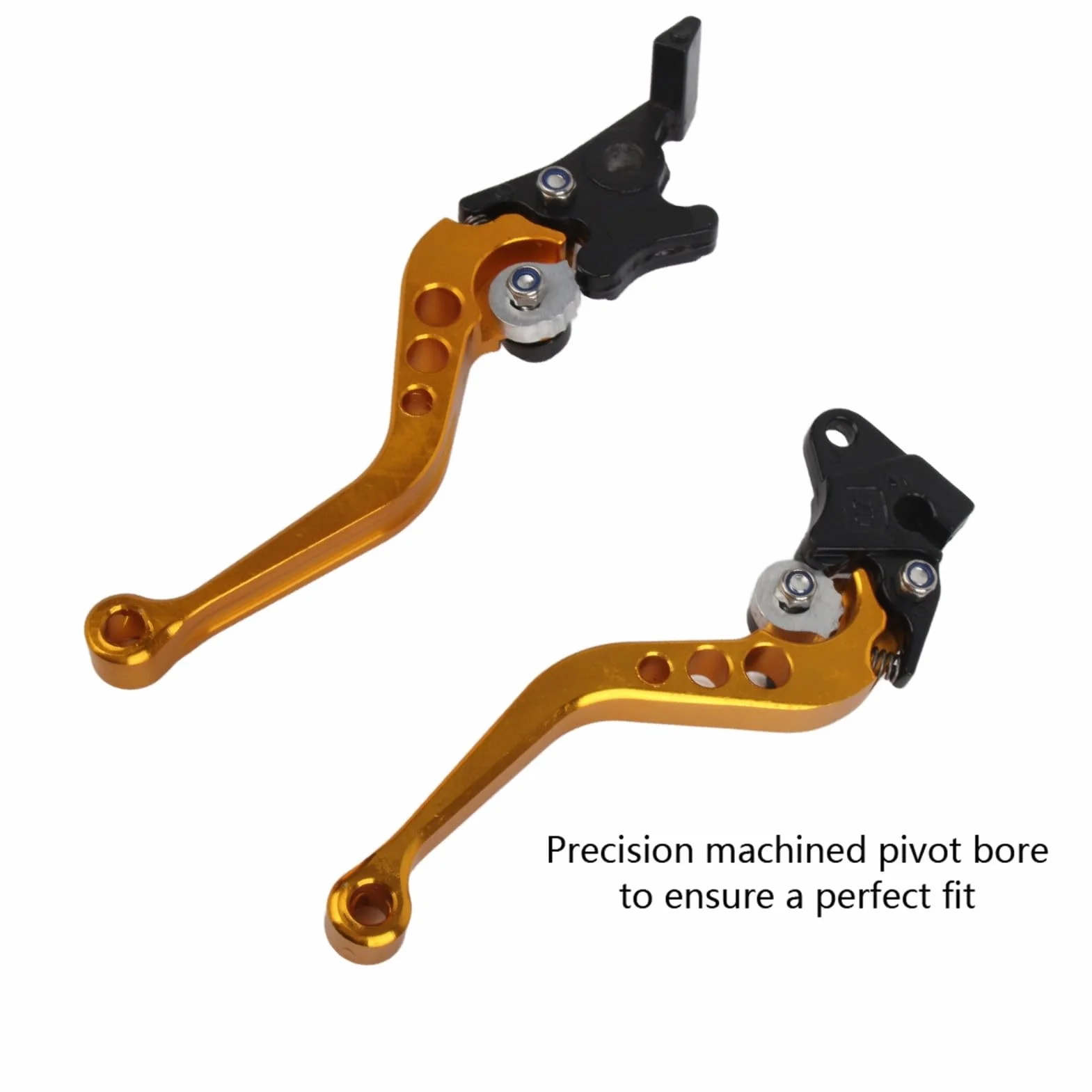 CNC-Aluminium-Bremshebel Paar für Hyosung Motorrad Kupplung Trommelbremshebel Griff