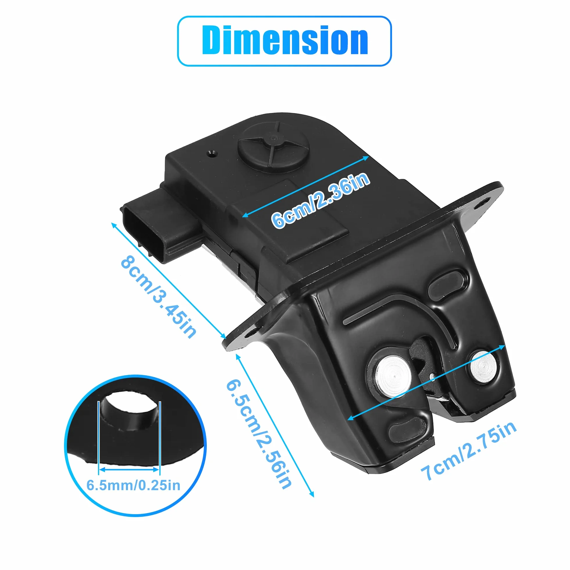 X AUTOHAUX Aktuator do blokady bagażnika 81230-2V000