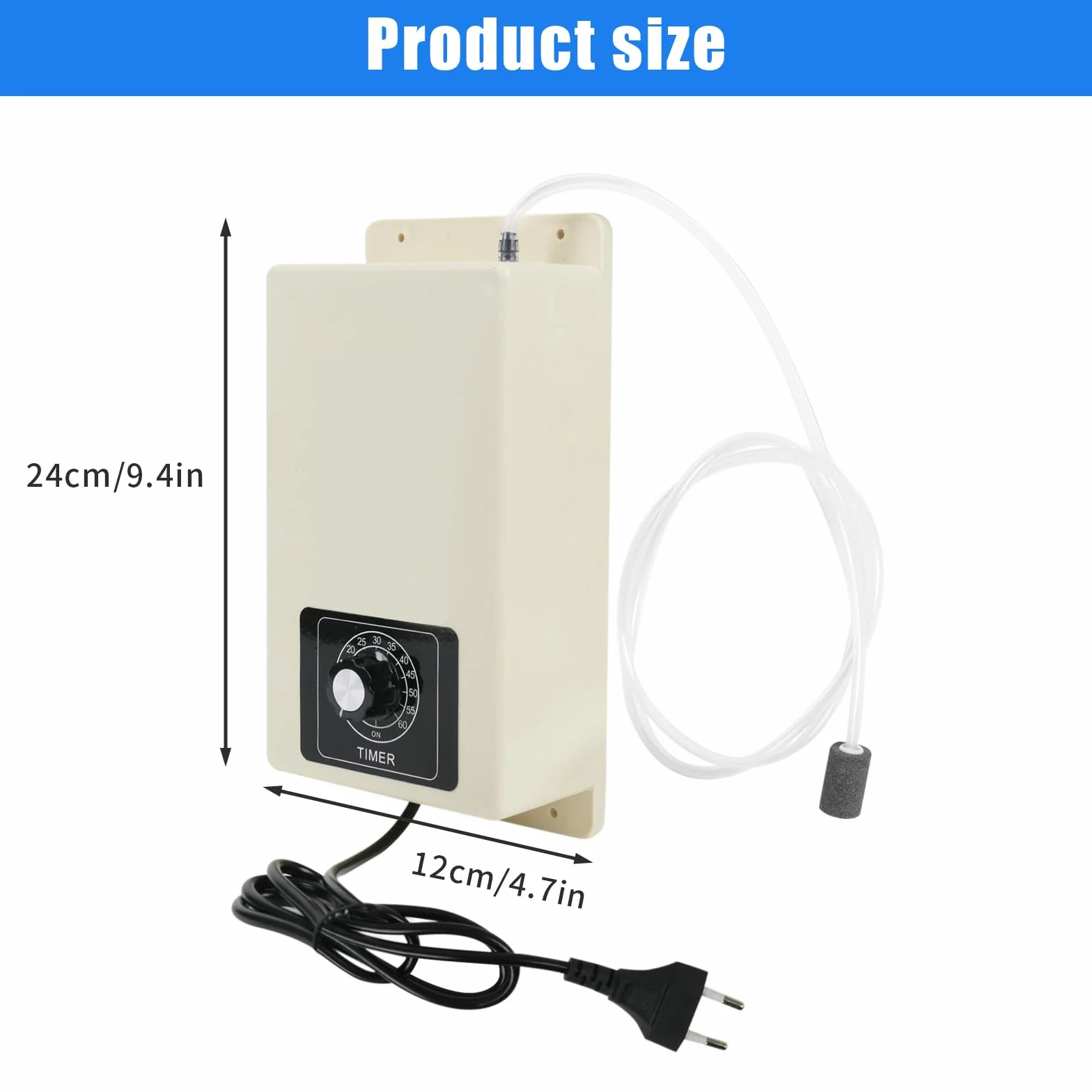 Samochodowy generator ozonu 20000 mg/h, ozonator do wody i powietrza, oczyszczacz powietrza O3