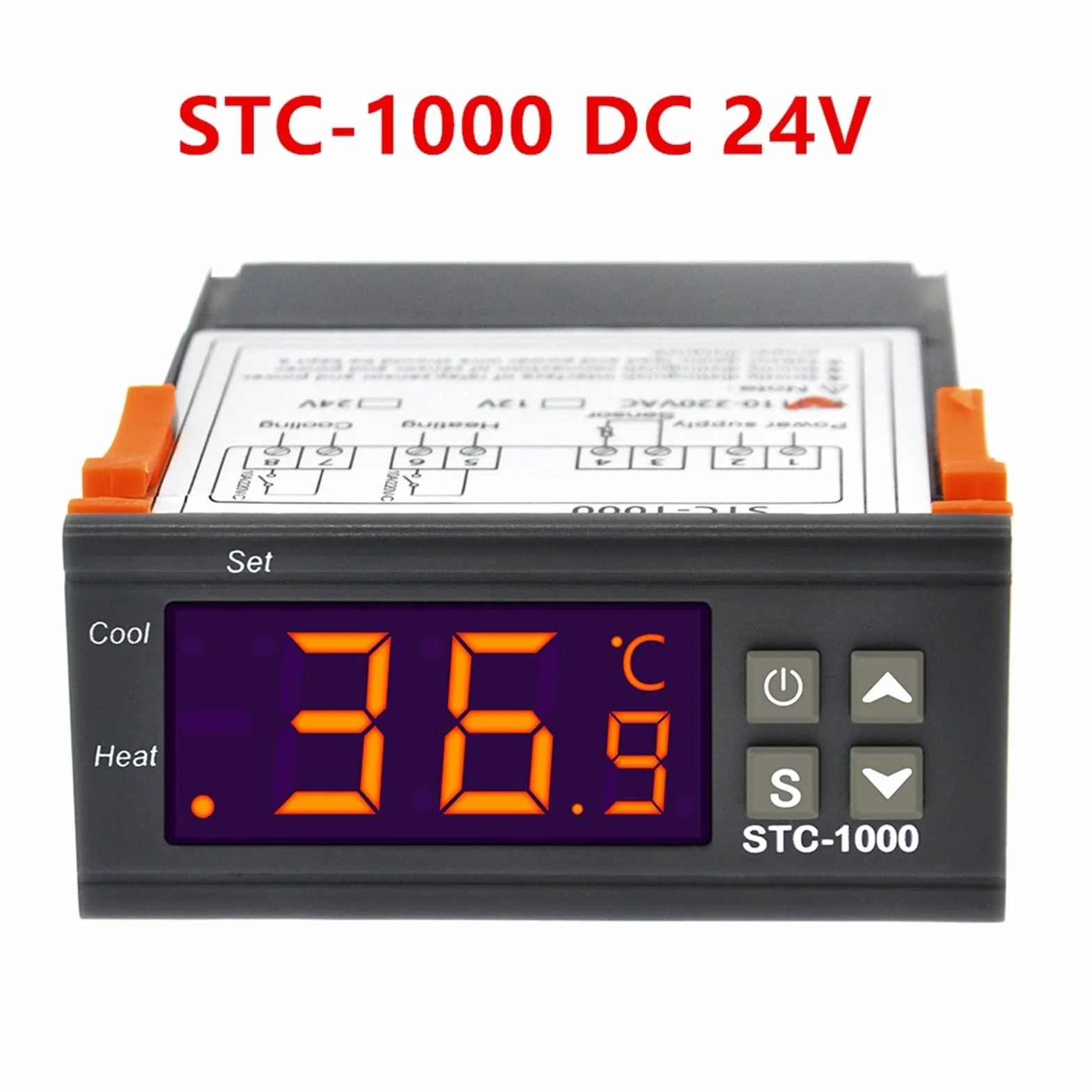 STC-1000 STC-3028 STC-3008 Cyfrowy higrometr regulator wilgotności termometr czujnik nagrzewnicy chłodnicy 24 V/220 V (STC-1000 DC24V)