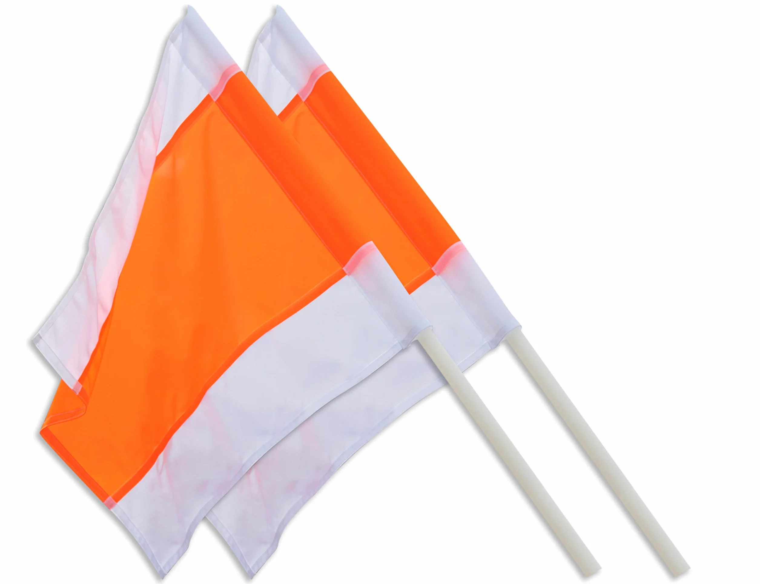 Flagi ostrzegawcze z prętem z tworzywa sztucznego 2 szt.