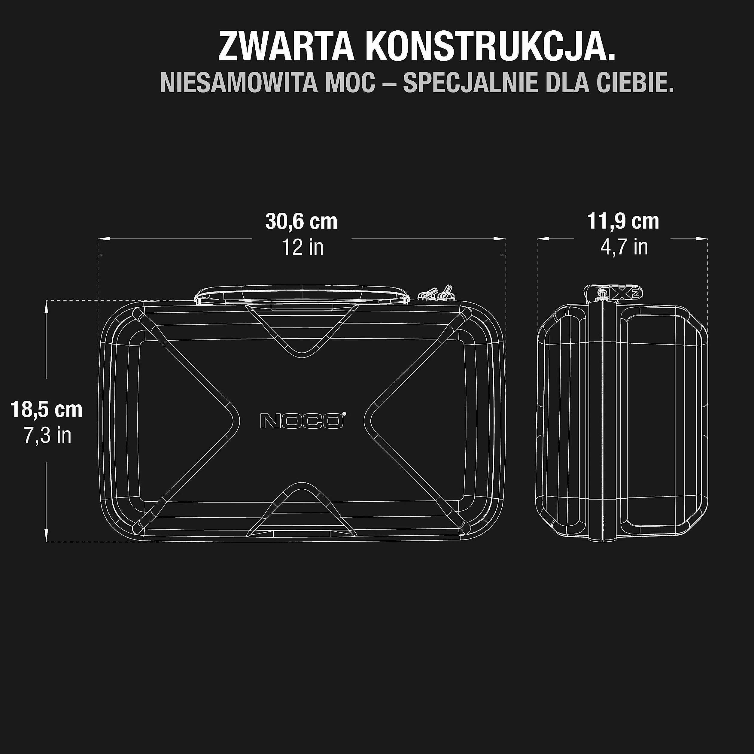 NOCO Boost X GBC102 Etui ochronne na urządzenia rozruchowe GBX55