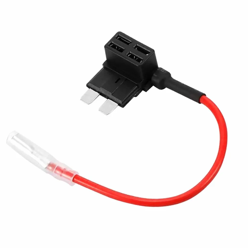 Zestaw Uchwyt Bezpiecznika 12V 24V 16 AWG z Płaskimi Bezpiecznikami i Ściągaczem