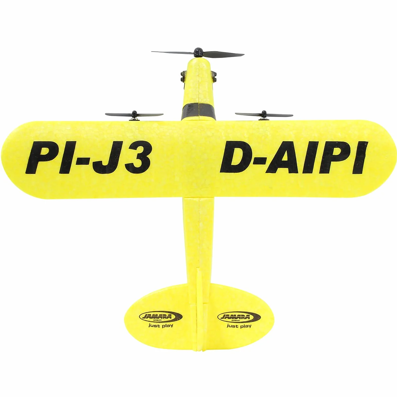 Piper J3-CUB samolot 2,4 GHz Gyro 2CH – 2,4 GHz dla wielu graczy, elastyczna mikro-pianka, nadaje się dla początkujących