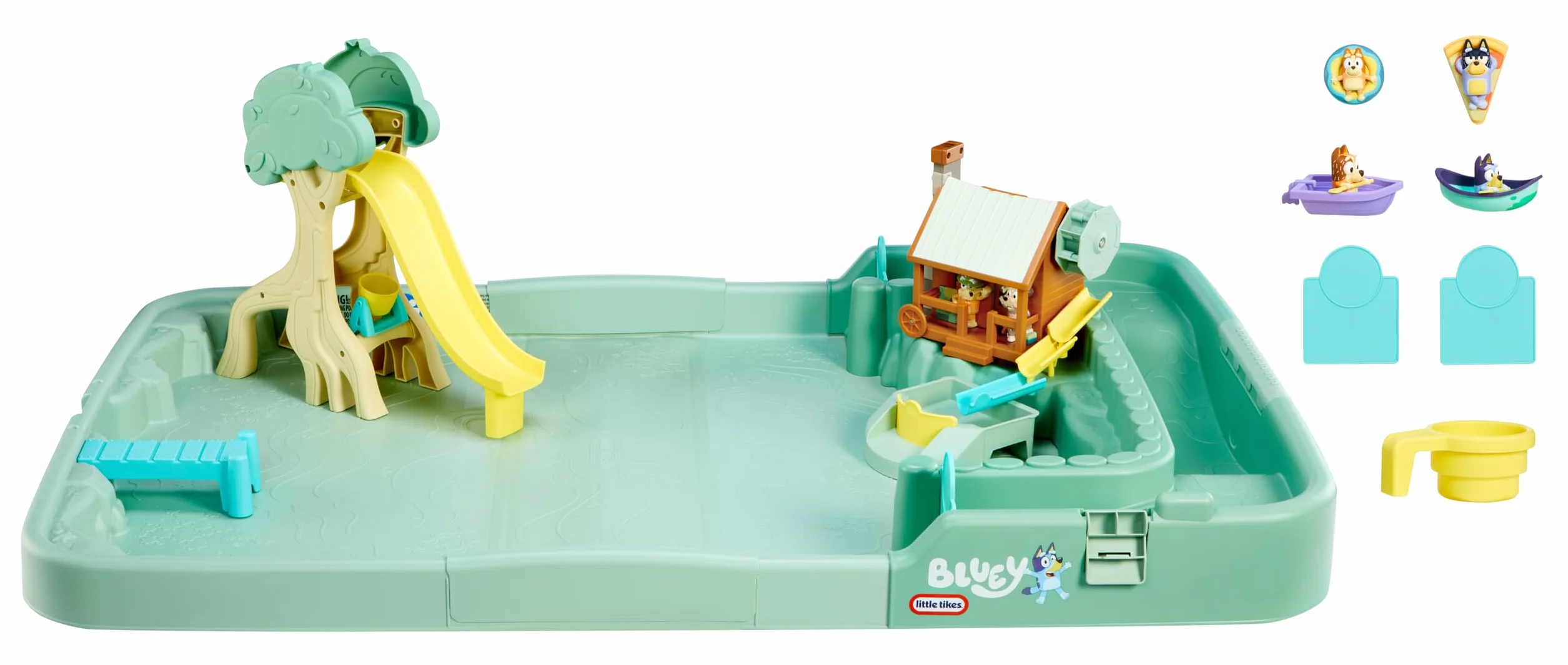 Little Tikes Bluey Bushland Adventure - Zawiera 6 Akcesoriów Inspirowanych Popularnym Serialem Animowanym Bluey. Aktywna Zabawa z Ulubioną Bohaterką Dzieci, dla Chłopców i Dziewczynek w Wieku 2–4 Lat