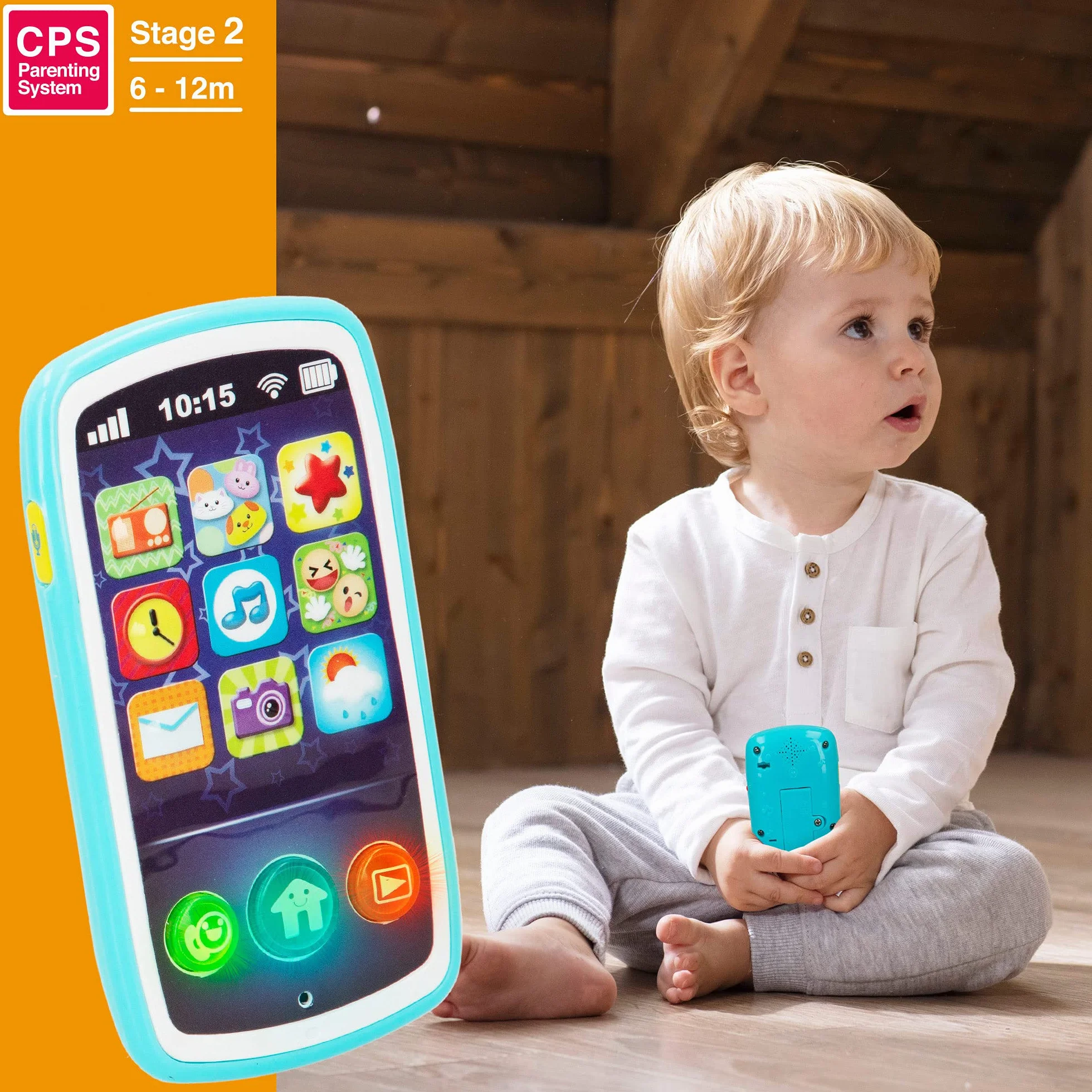 winfun (44523), muzyczny telefon komórkowy dla dzieci, różne kolory/wzory
