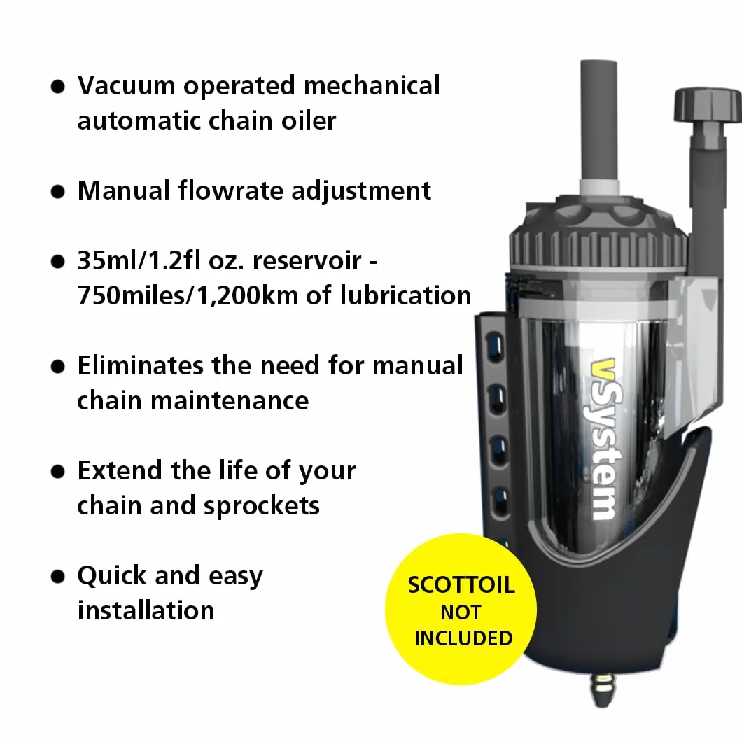 Scottoiler Essentials micro-vSystem automatyczny olej łańcuchowy motocyklowy