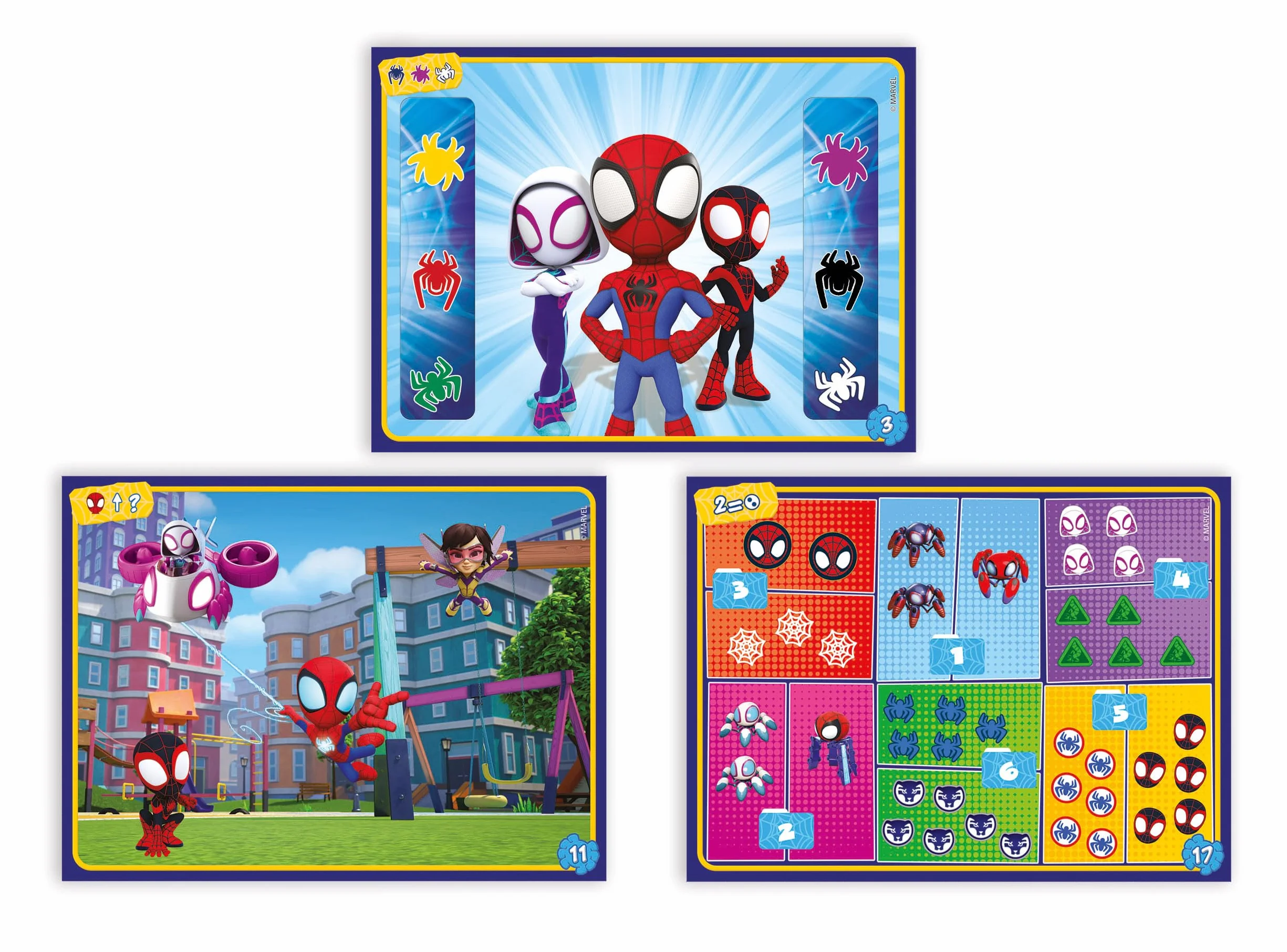 Clementoni Gry edukacyjne - długopis elektroniczny Basic Marvel Spidey, gra quizowa dla dzieci z elektronicznym długopisem, zabawki edukacyjne 3 lata, wielojęzyczne, baterie w zestawie, wyprodukowano