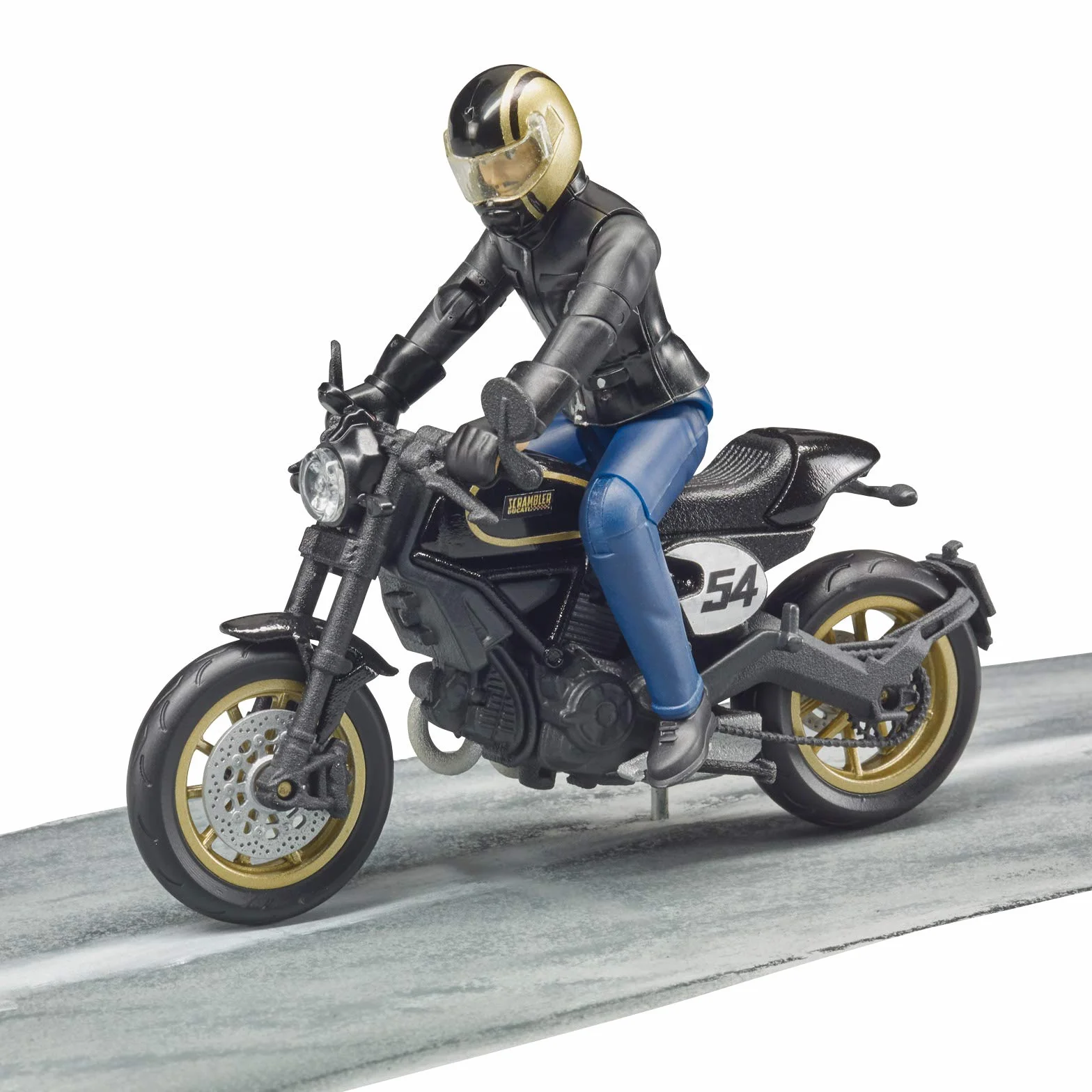 Bruder 63050 - Scrambler Ducati Cafe Racer z kierowcą