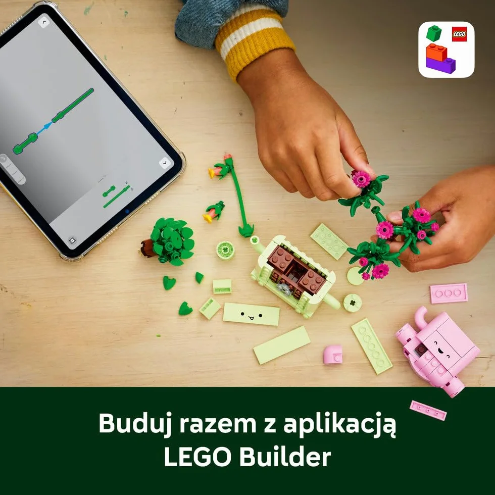 LEGO Botanicals Bujające się roślinki, zestaw konstrukcyjny dla dzieci, roślinna dekoracja, kwiatowa ozdoba na biurko lub półkę, pomysł na prezent dla dziewczynki i chłopca w wieku od 9 lat 11506
