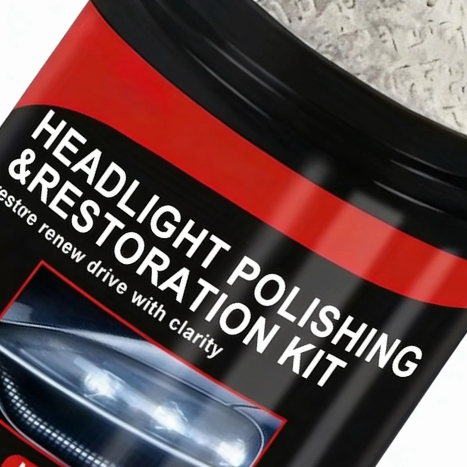 Zestaw Do Czyszczenia Reflektorów 80 ml Proszek Polerski Do Usuwania Rys Na Szkle Renowacja Lamp Samochodowych