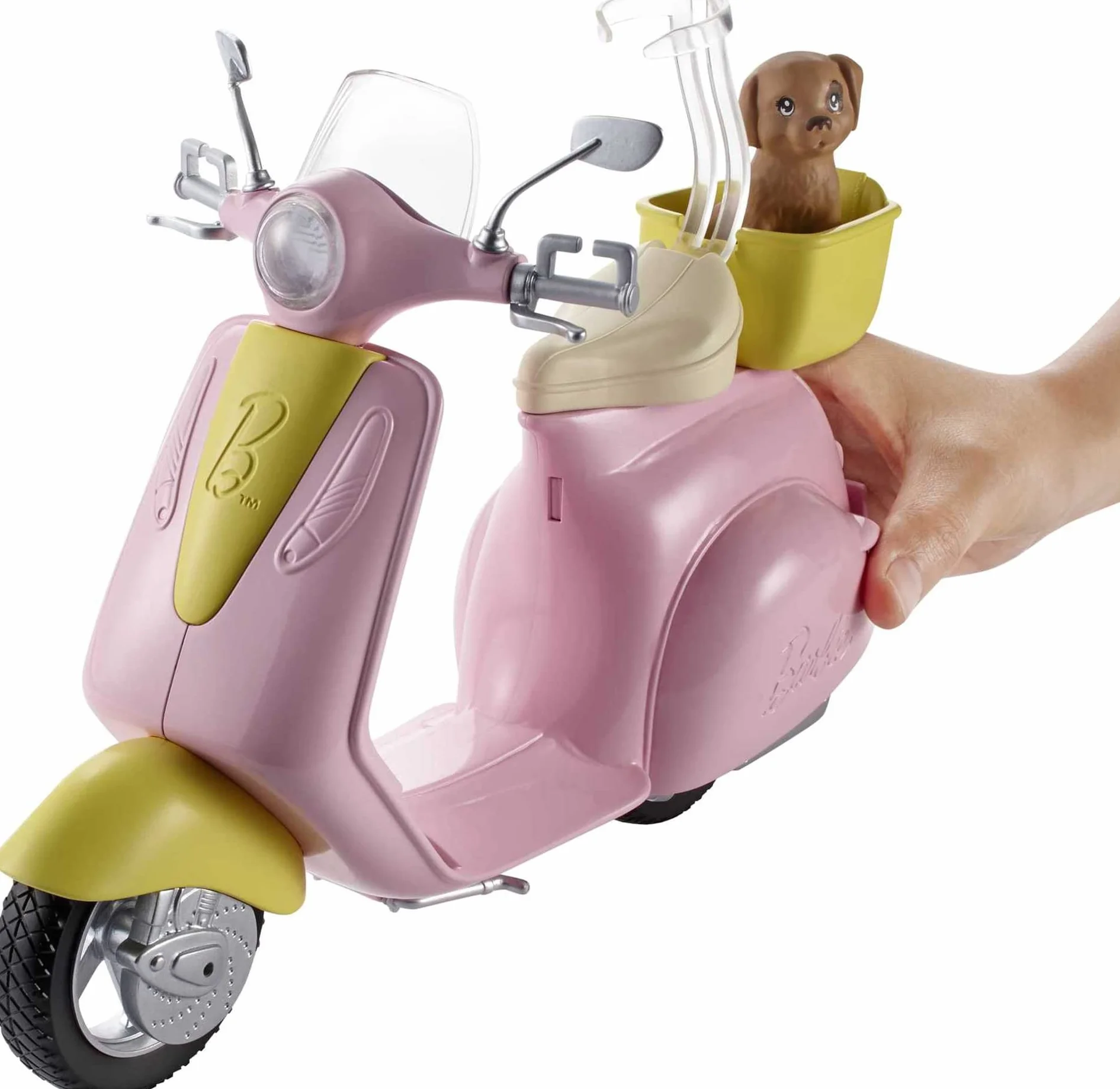 Barbie ​Lalka Skuter ze szczeniaczkiem FRP56
