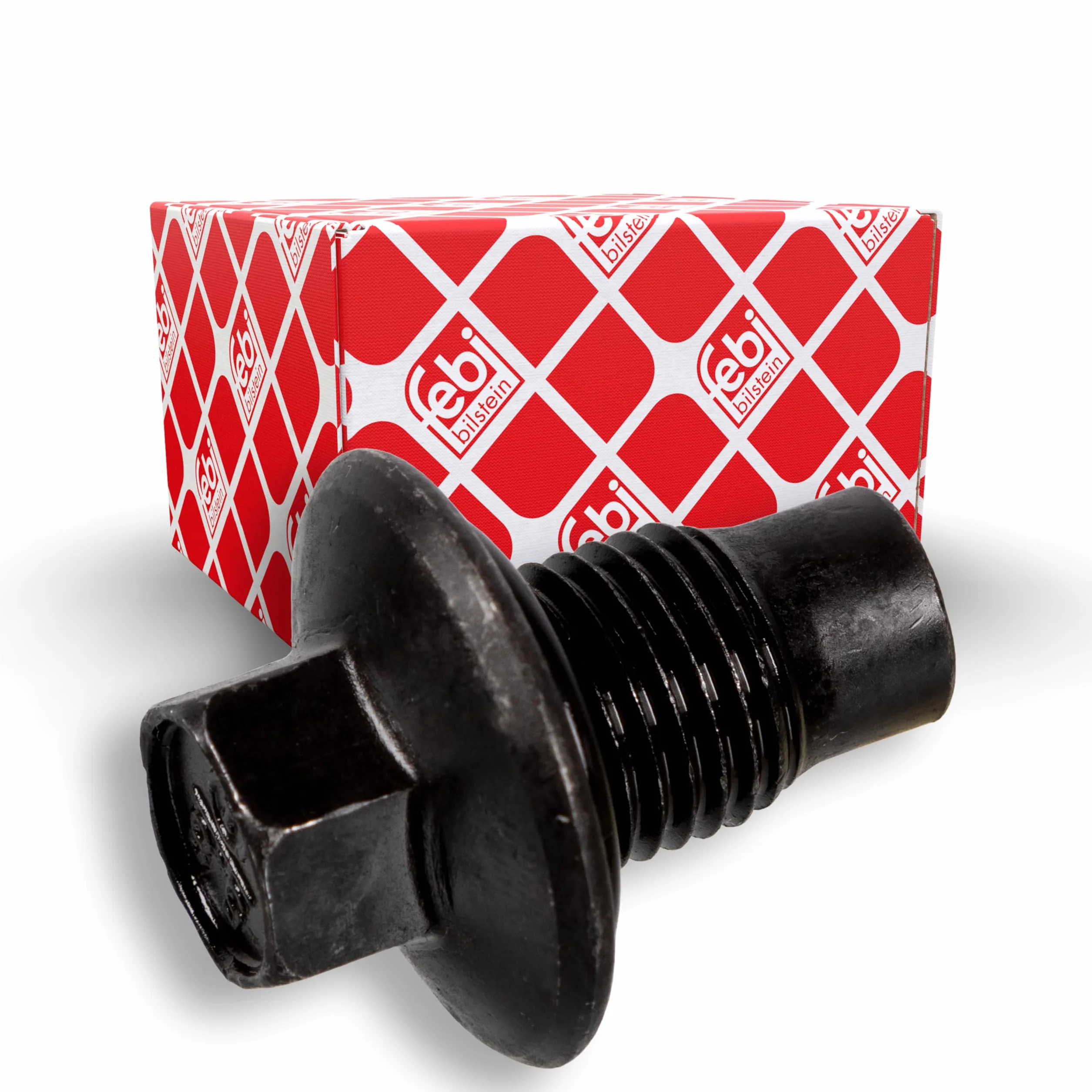 febi bilstein 48907 Korek spustowy oleju z pierścieniem uszczelniającym, czarny