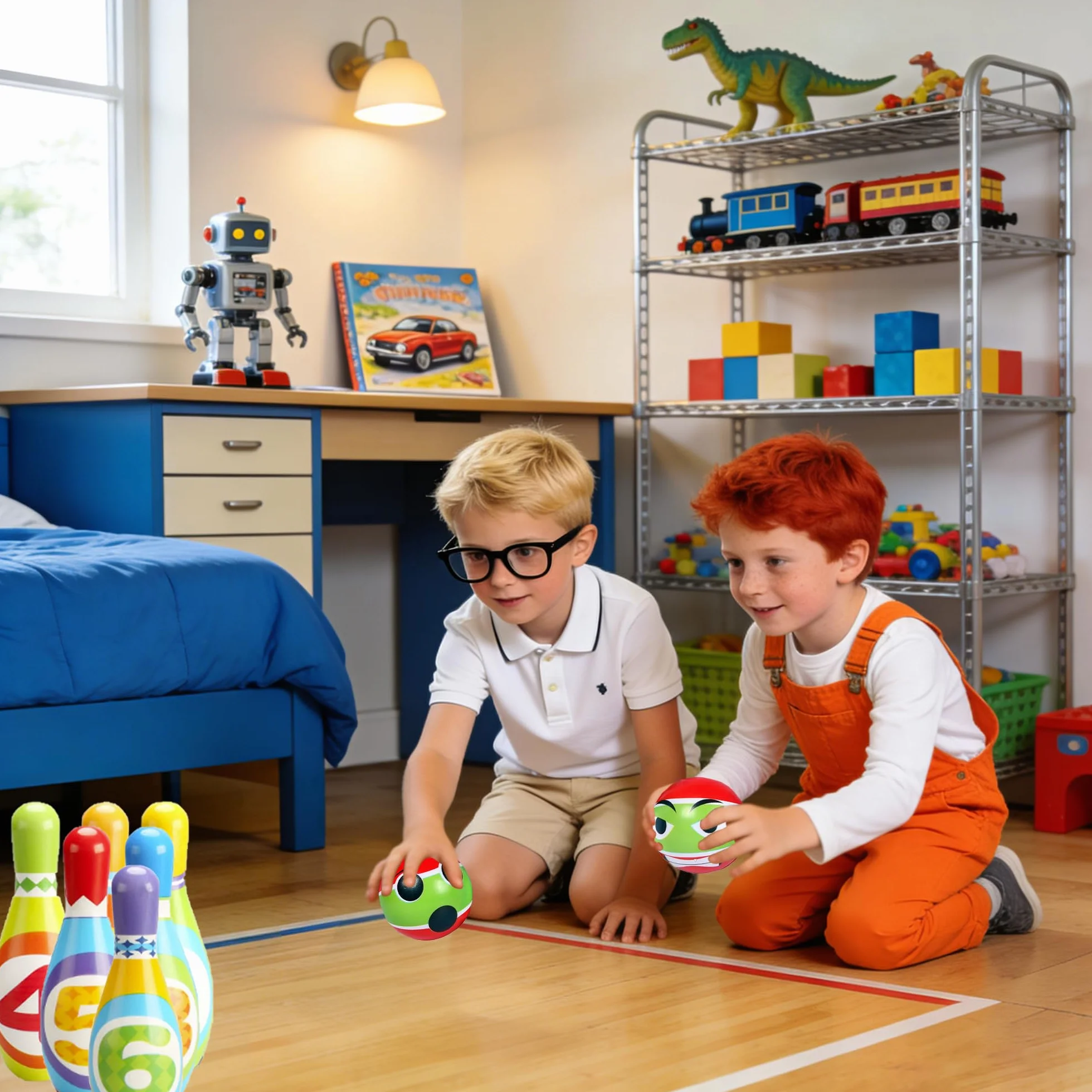 Zestaw Do Gry W Kręgle, Dziewczęta, W Kręgle Z 6 Pinami 2 Kulki Zabawka, Edukacyjna Zabawka, Do Użytku W Domu I Na Zewnątrz, Prezenty Dla Dzieci Chłopcy Dziewczęta (A)