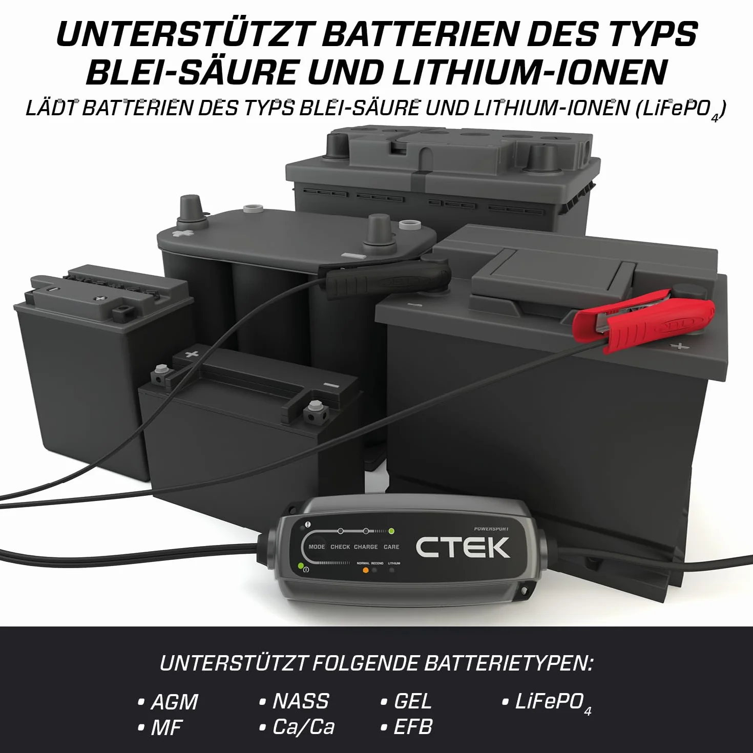 CTEK 40-310 Ładowarka do akumulatorów z adapterem