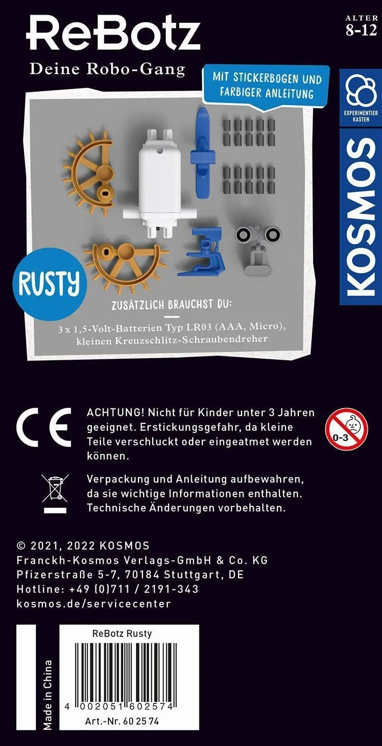 ReBotz - Rusty der Crawling-Bot: Experimentierkasten