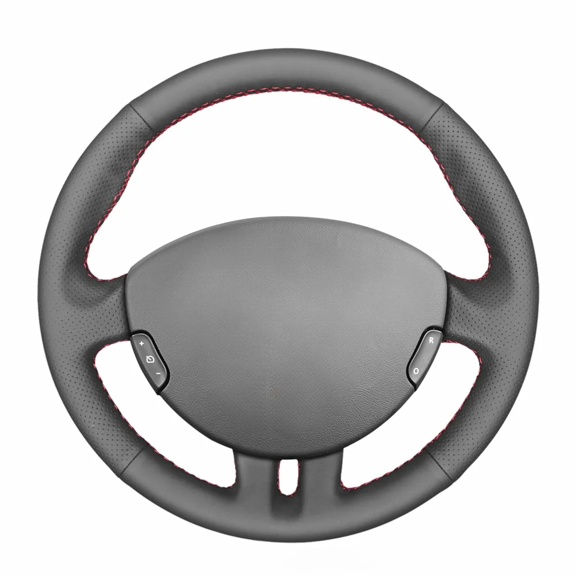 MEWANT Pokrowiec na kierownicę ze sztucznej skóry do Renault Clio 3 2005-2012 / Akcesoria Renault Clio