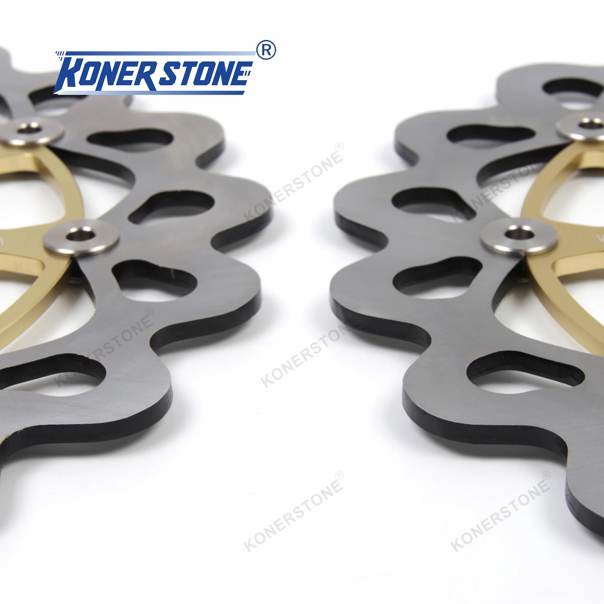 Arashi Przednie tylne tarcze hamulcowe do Suzuki GSXR 1300 Hayabusa 1999-2007 Brake Disks Akcesoria motocyklowe GSX-R1300 GSX1300R GSXR1300 Złoto 2000 2001 2002 2003 2004 2005 2006