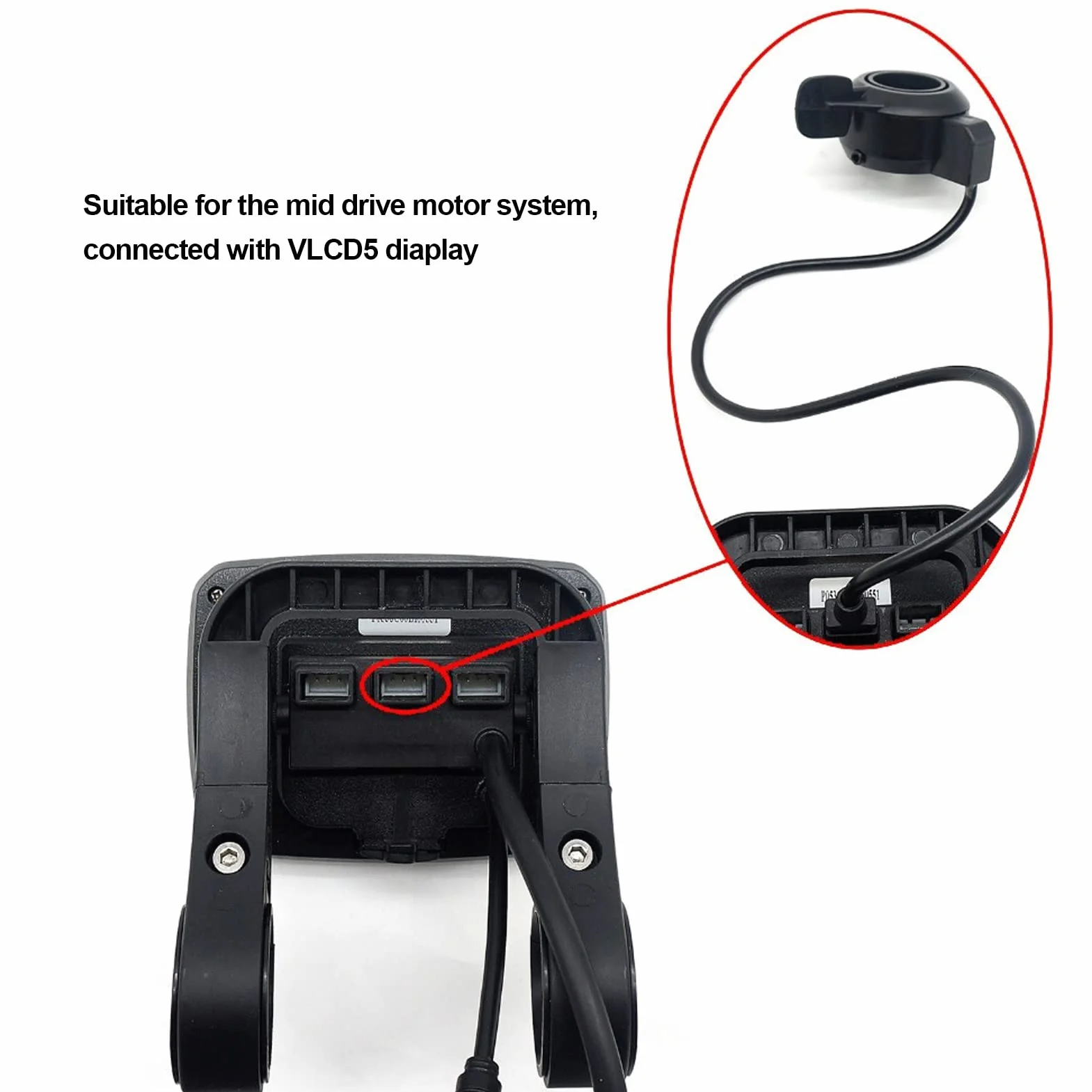 Przepustnica Kciuk Rower Elektryczny Vlcd5 Tsdz-2 Silnik Middrive