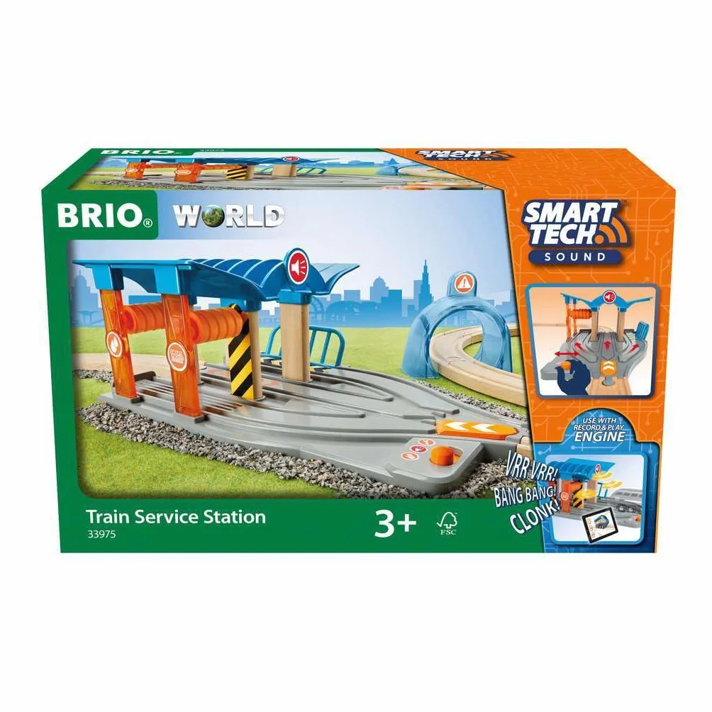 Brio 63397500 Stacja Serwisowa 63397500 Bezpieczna Zabawka Dla Dzieci Powyżej 3 Lat
