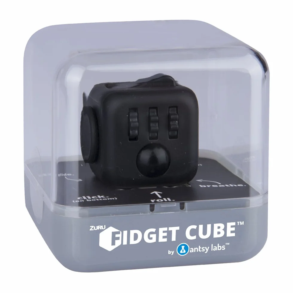 Zuru antsy labs Oryginalna kostka Fidget Cube, czerwona - narzędzie ostrości dla niespokojnych rąk, w wieku od 3 do 99 lat