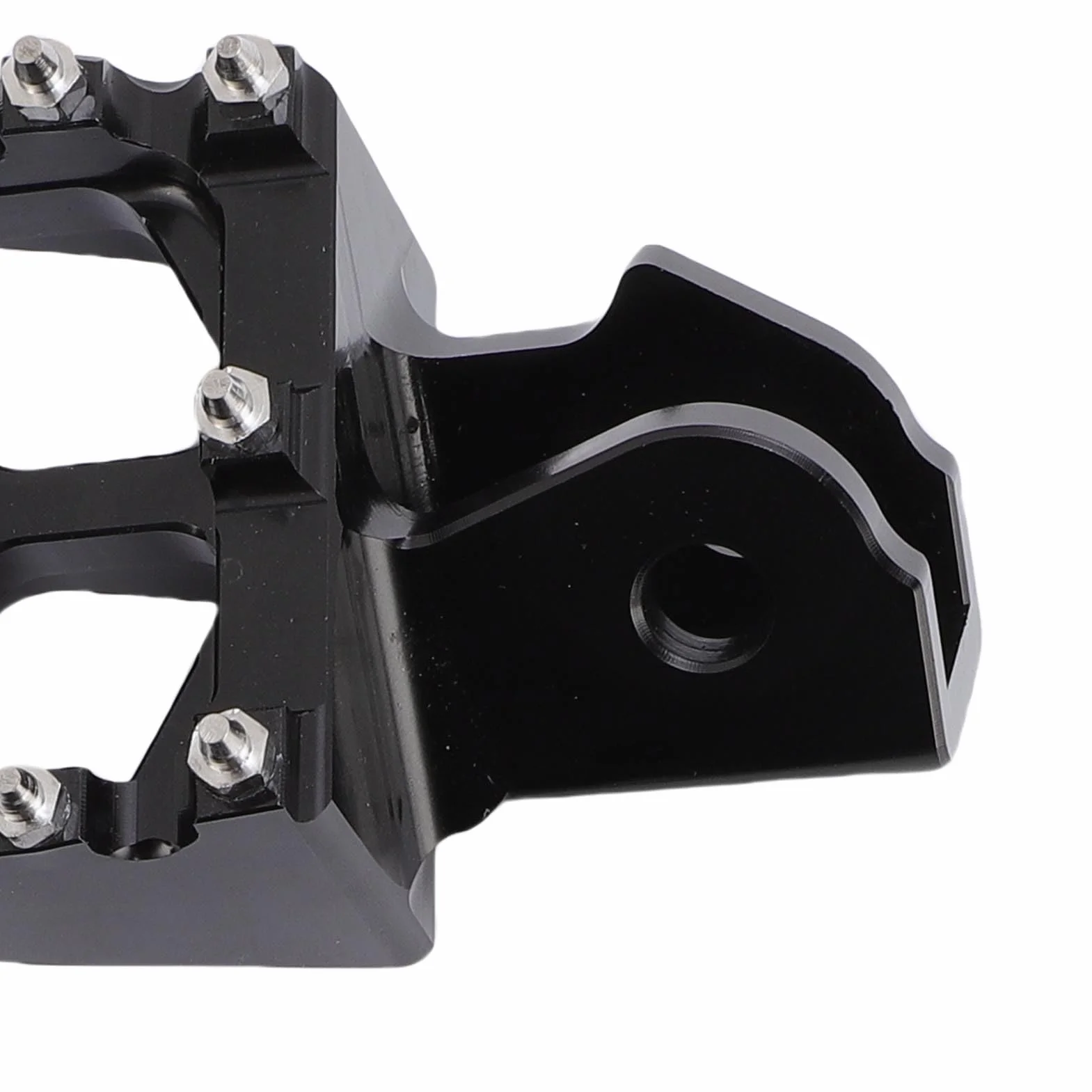 Yosoo Podnóżki Motocyklowe, 1 Para Stopki 7075 Stop Aluminium Dirt Bike z Zestawem Montażowym dla Surron Light Bee X, X260, CRF150F 2003-2019 (BLACK)