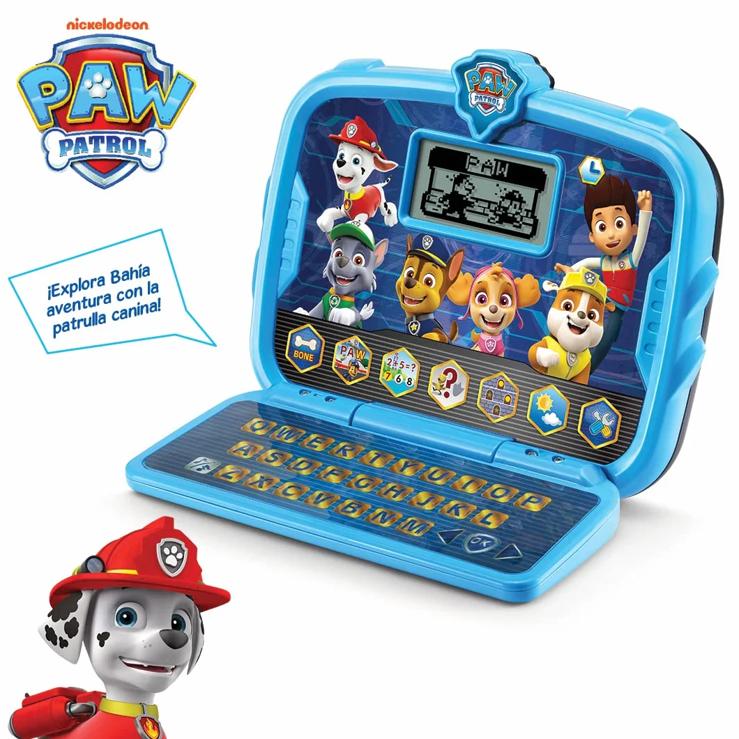 VTech Komputer Edukacyjny Psi Patrol, Laptop dla dzieci +3 lata, Wersja ESP