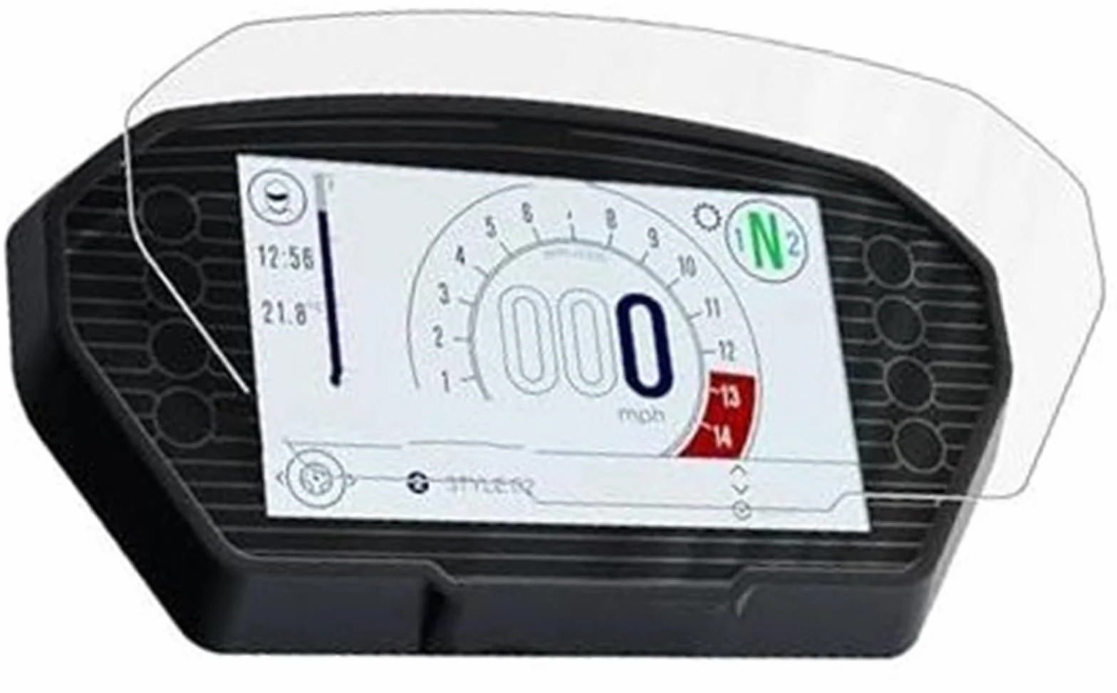 Folia na panel przyrządów motocyklowych, Pexorin Ochraniacz ekranu Motocykl Scratch Cluster Screen HD Instrument Protection Film, dla Street Triple 765 RS / Moto2 2023+ 765RS 765S 17-23 R/S/RS