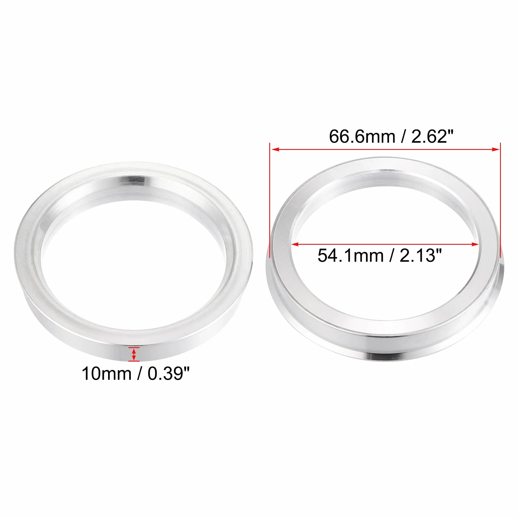 ABSOPRO Pierścień Centrujący Aluminium 66.6mm 54.1mm