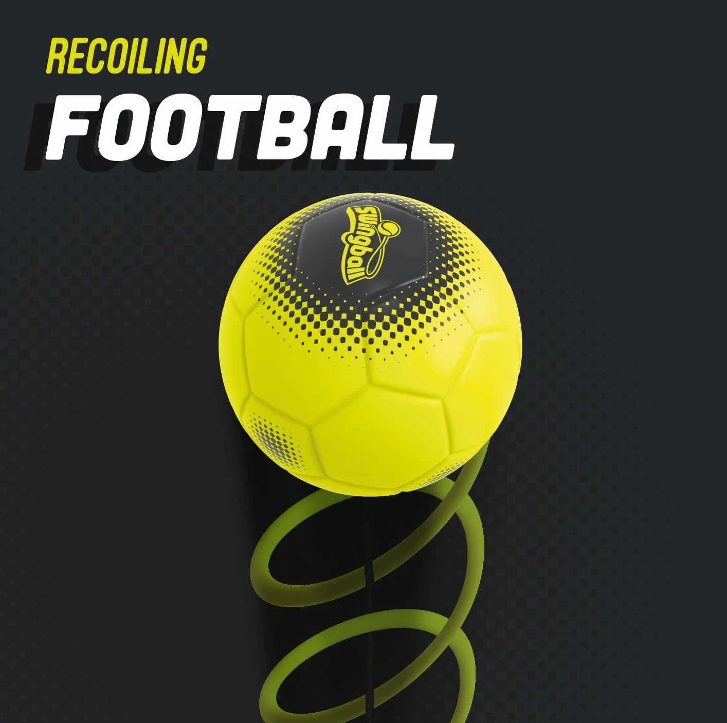 Swingball Reflex piłka nożna piłka nożna pomoc treningowa, zajęcia na świeżym powietrzu, gry w ogrodzie, trening piłki nożnej, mecz piłki nożnej, piłka nożna, piłka nożna, piłka nożna, odpowiednia dla