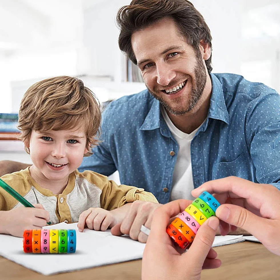 Kesote 2 zabawki edukacyjne, matematyka, rolka do liczenia, na rozpoczęcie szkoły, matematyka, nauka liczenia, zabawka na początek szkoły, prezent na Boże Narodzenie