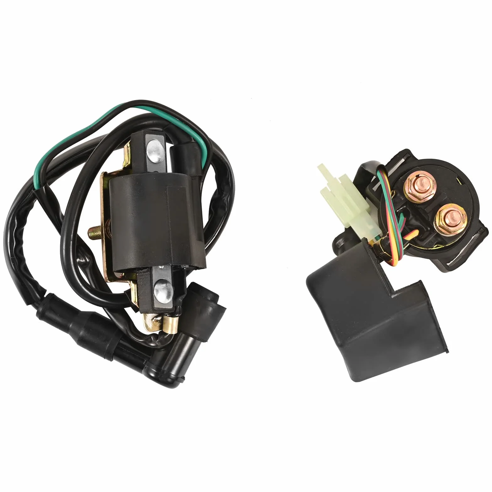 Przekaźnik cewka zapłonowa 5 pinów CDI Box Rectifier świeca zapłonowa do 50cc-125cc ATV Pit Dirt Bike Go Kart