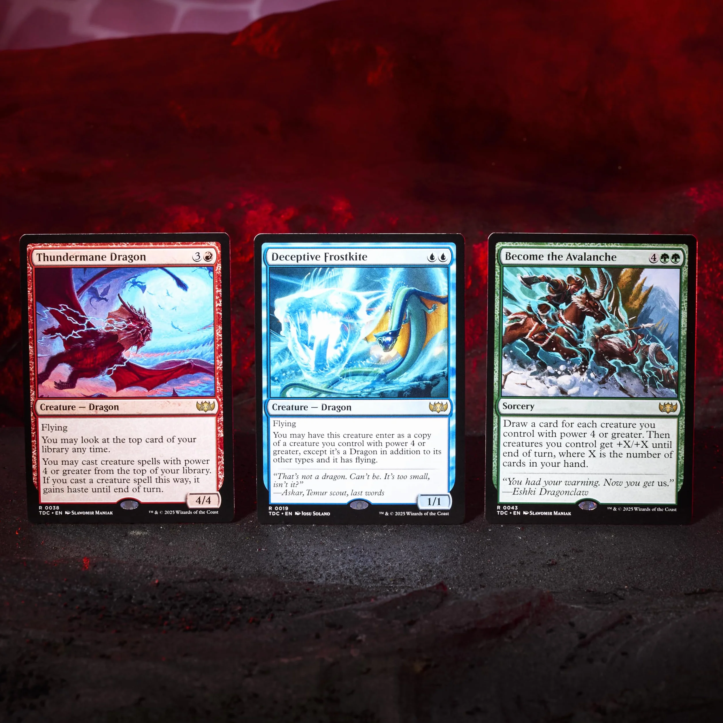 Talia dowódcy Commander Magic: The Gathering Tarkir: Dragonstorm — Mardu Surge (Wersja Angielska)