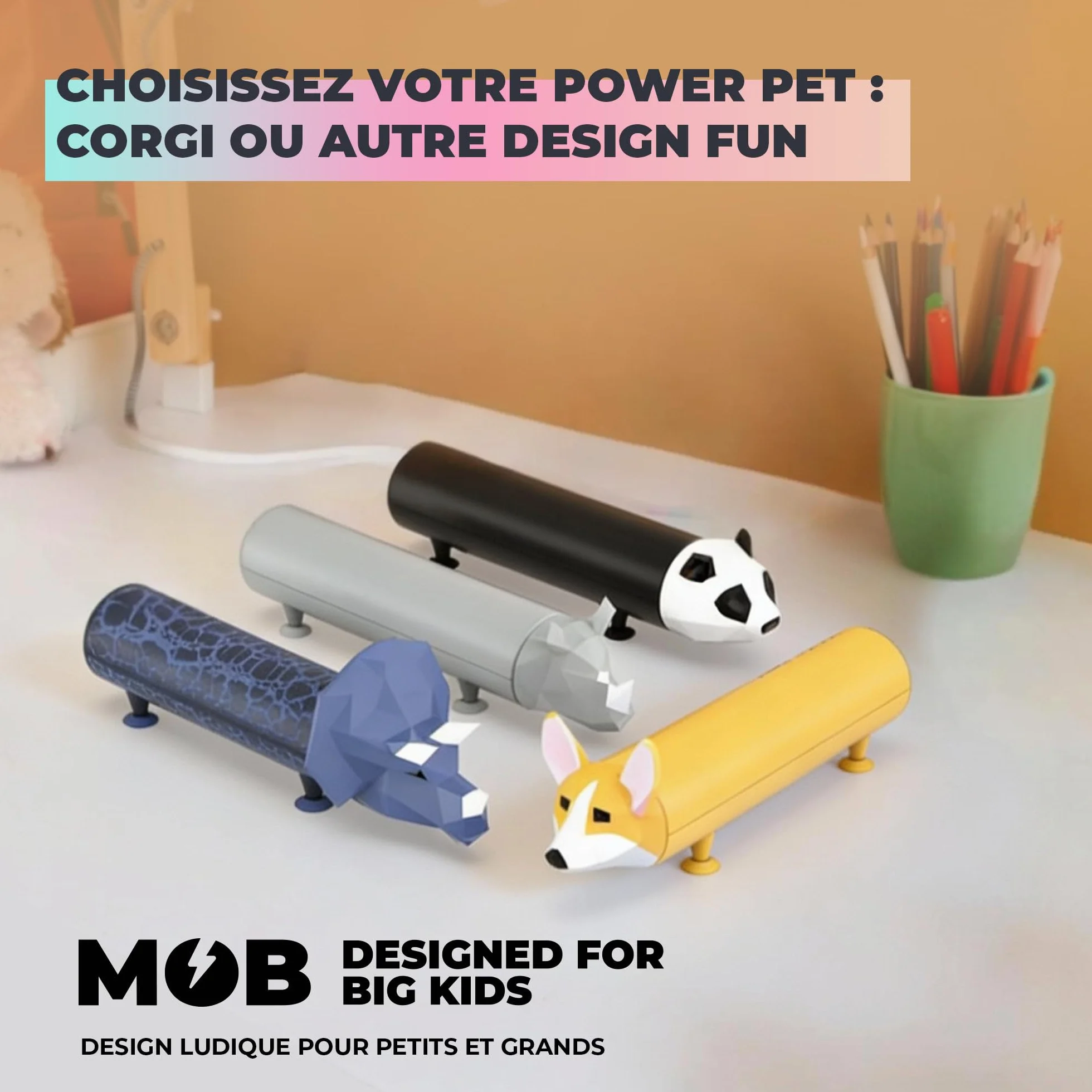 BATTERIE EXTERNE 4800MAH CORGI