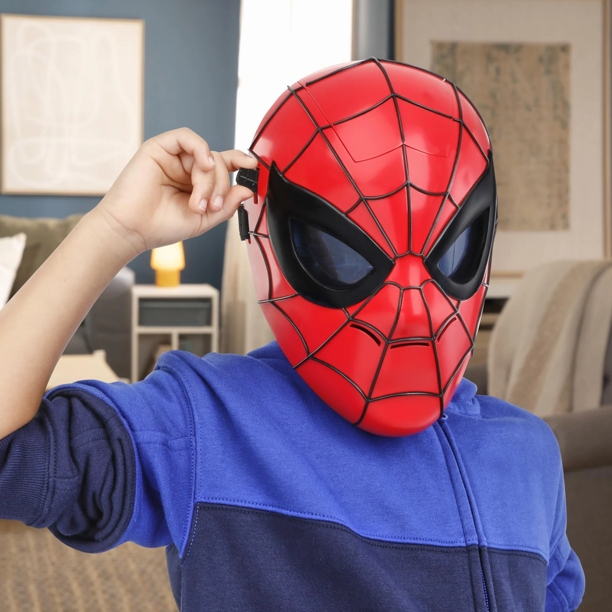 Hasbro Maska Marvel Spider-Man Glow FX, zabawka tematyczna