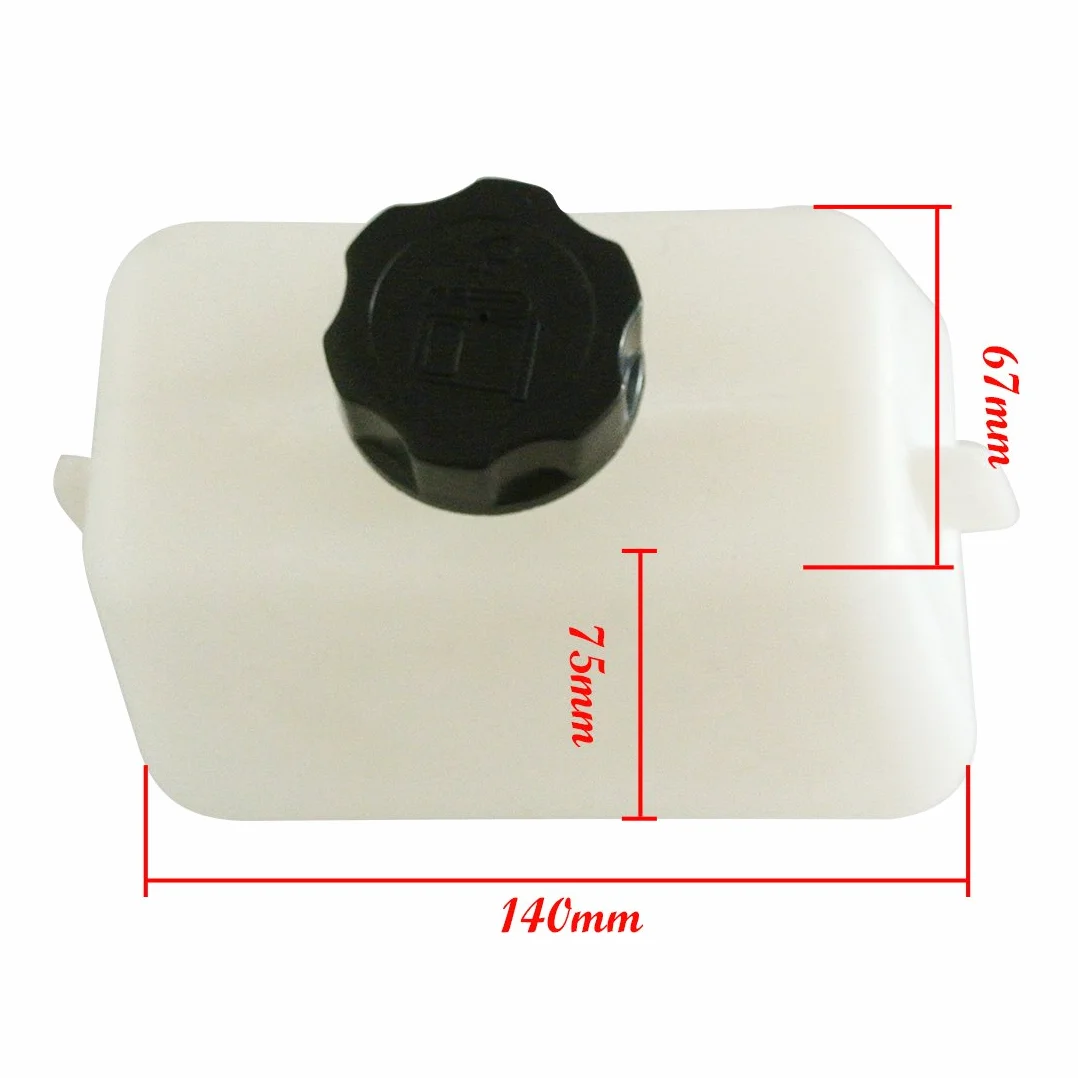 JRL Fuel Gas Réservoir ?essence Avec Cap 47cc 49cc ATV Quad Pocket Bike Pit Dirt Bike Bike Pit Dirt Bike Bike