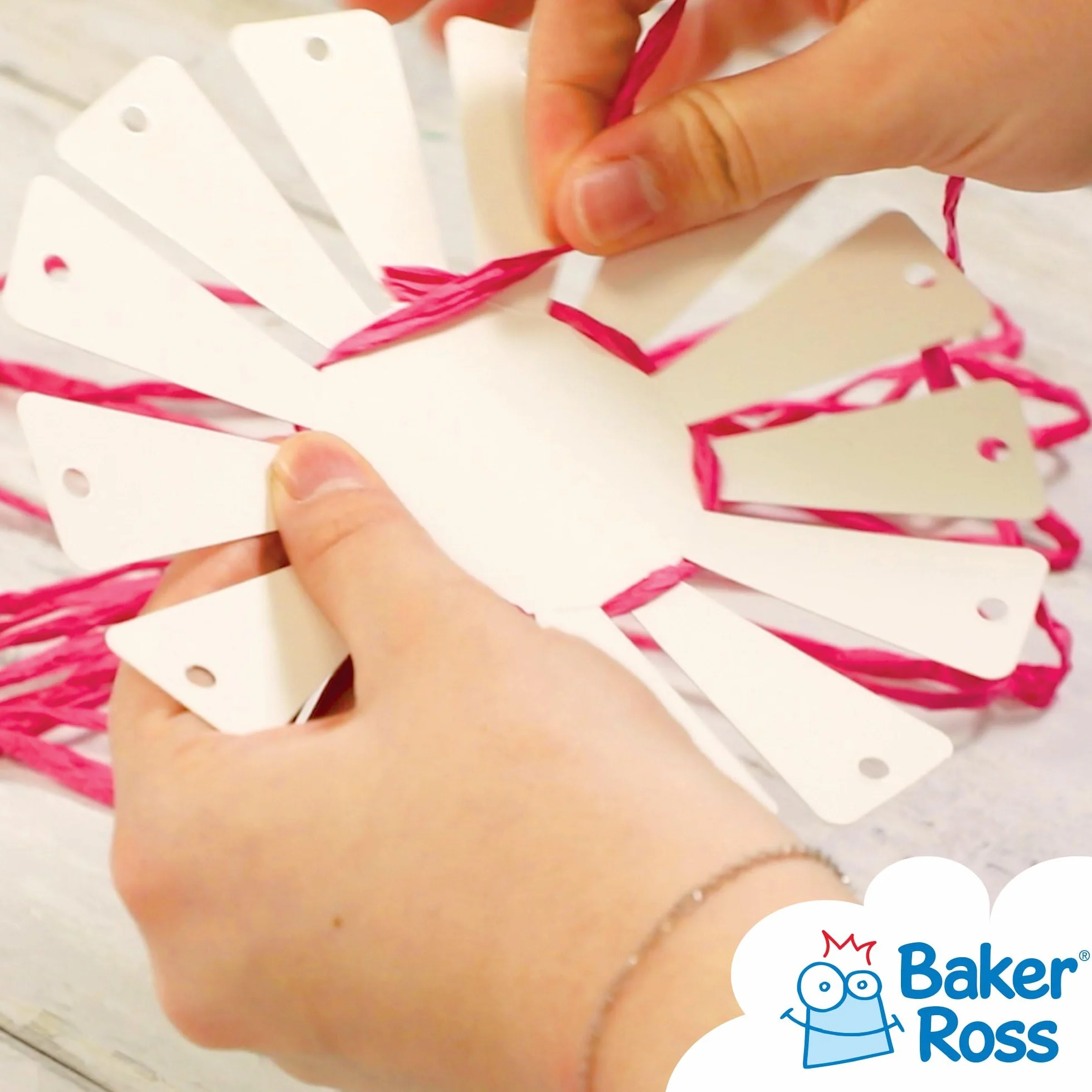 Baker Ross Zestaw splotów, różne kolory, 10 cm, plastik, zestaw 4 szt