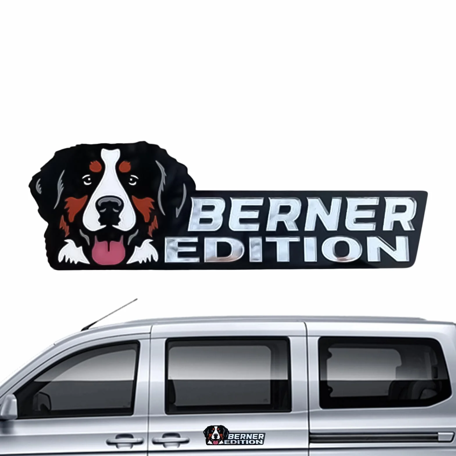 Dog Car Stickers Dog Car Stickers E s Auto Emblematy E s stylowe auto auto auto śmieszne akrylowe naklejki na aut