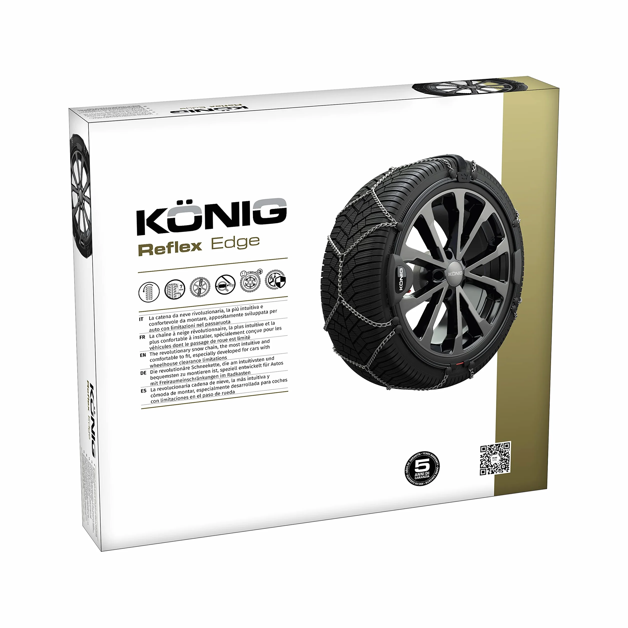 KÖNIG Łańcuchy śniegowe Reflex Edge 602