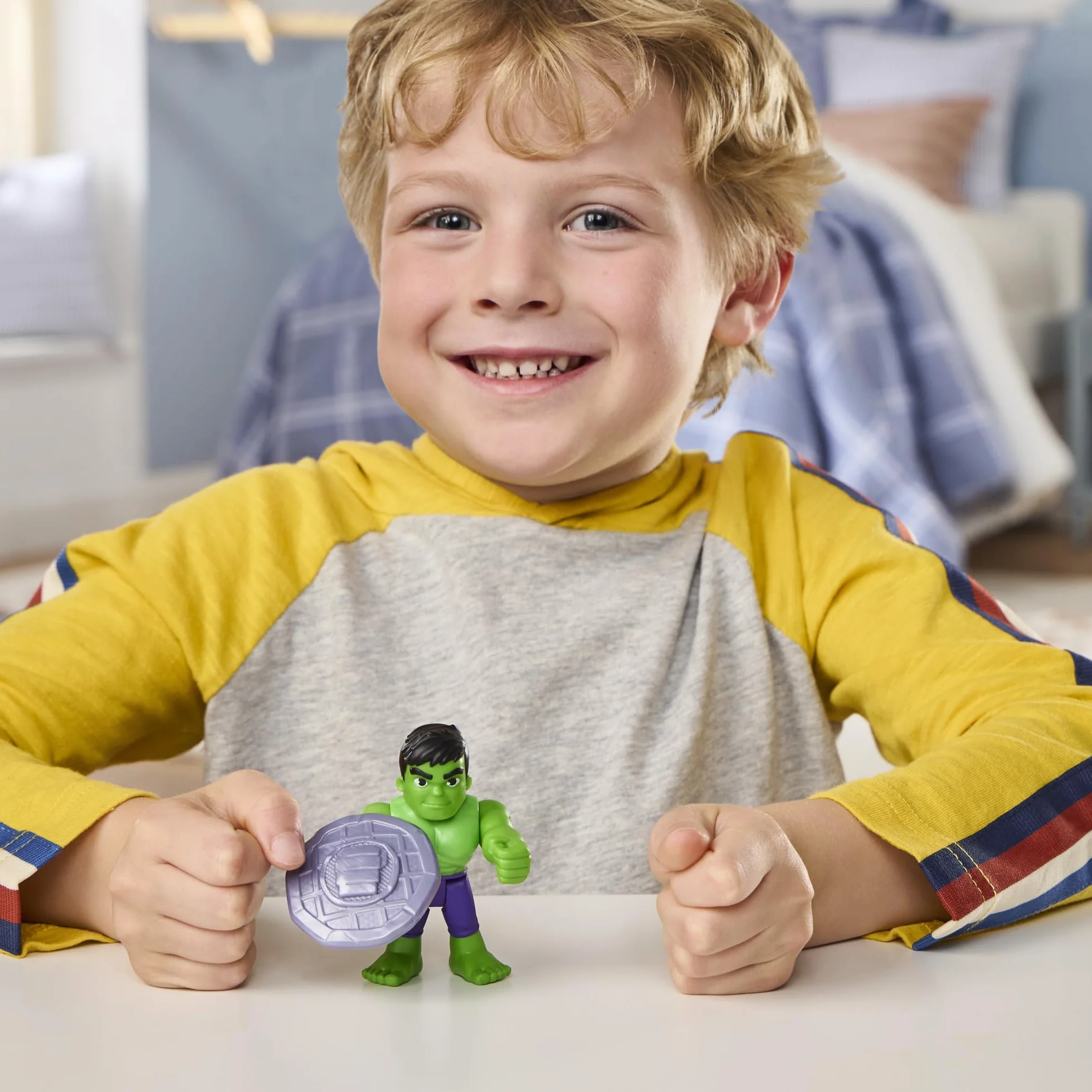 Hulk z serialu ""Spidey i super-kumple"" Marvela, zabawka z dodatkiem, figurki w skali 7,6 cm, zabawki z superbohaterami dla dzieci, wiek: od 3 lat