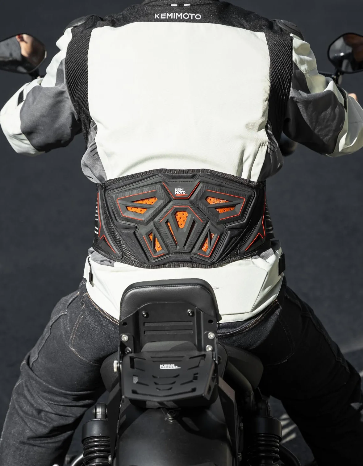 KEMIMOTO Pas nerkowy motocyklowy, L