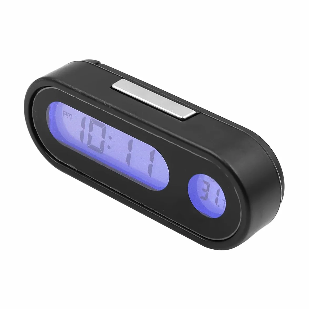 DollaTek Zegar na deskę rozdzielczą 2 w 1 z wyświetlaczem nocnym i termometrem do samochodów