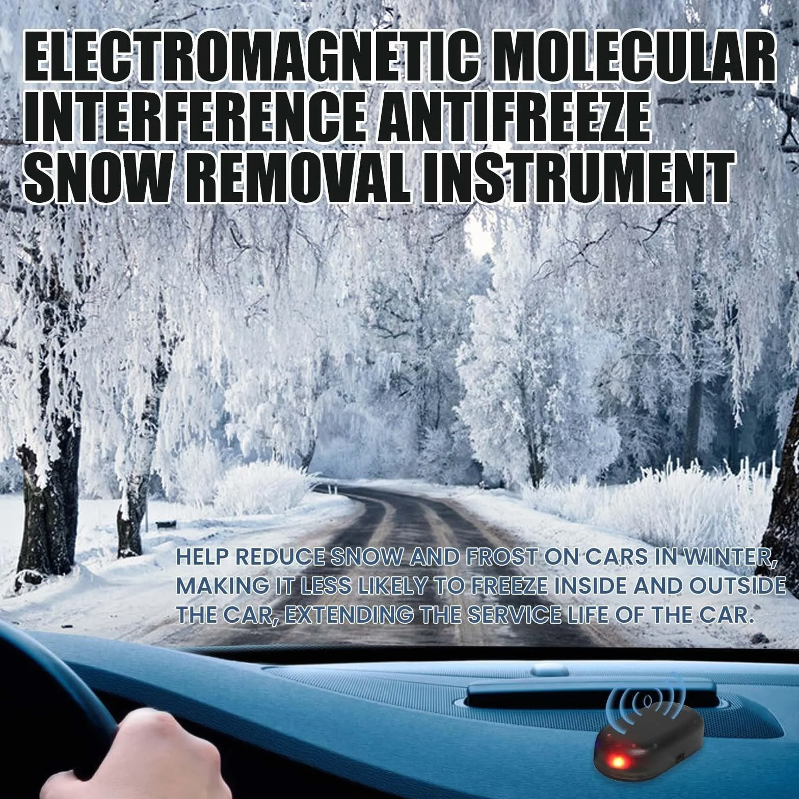 Elektromagnetyczny molekularny środek do usuwania śniegu