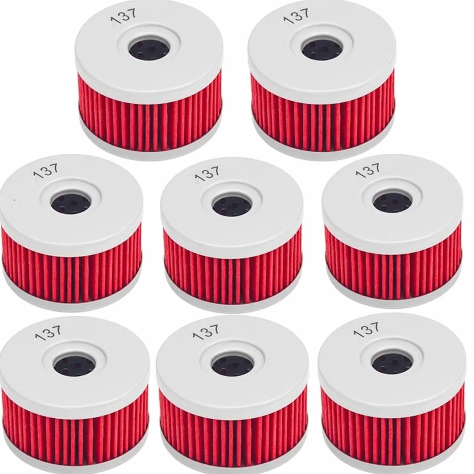 filtr oleju motocyklowego Pasuje do SUZUKI DR650S DR650SE DR650 DR800 DR600 DR500 SP600 SP500 LS650 16510-37440 16510-37450 Filtry oleju motocyklowego(8pcs)