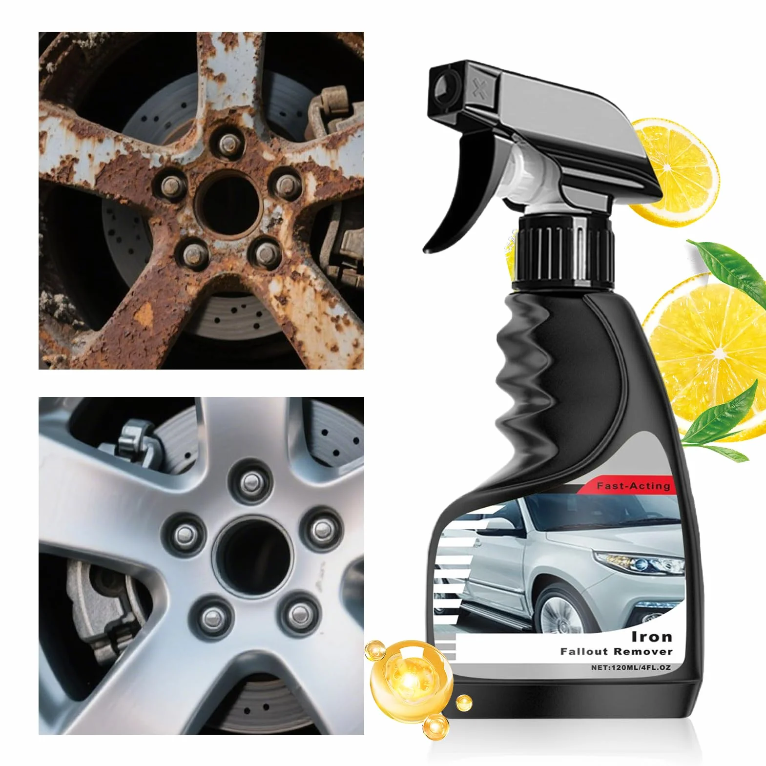 Spray do usuwania rdzy 120 ml ochrona przed utlenianiem środek do czyszczenia samochodu motocykla łodzi