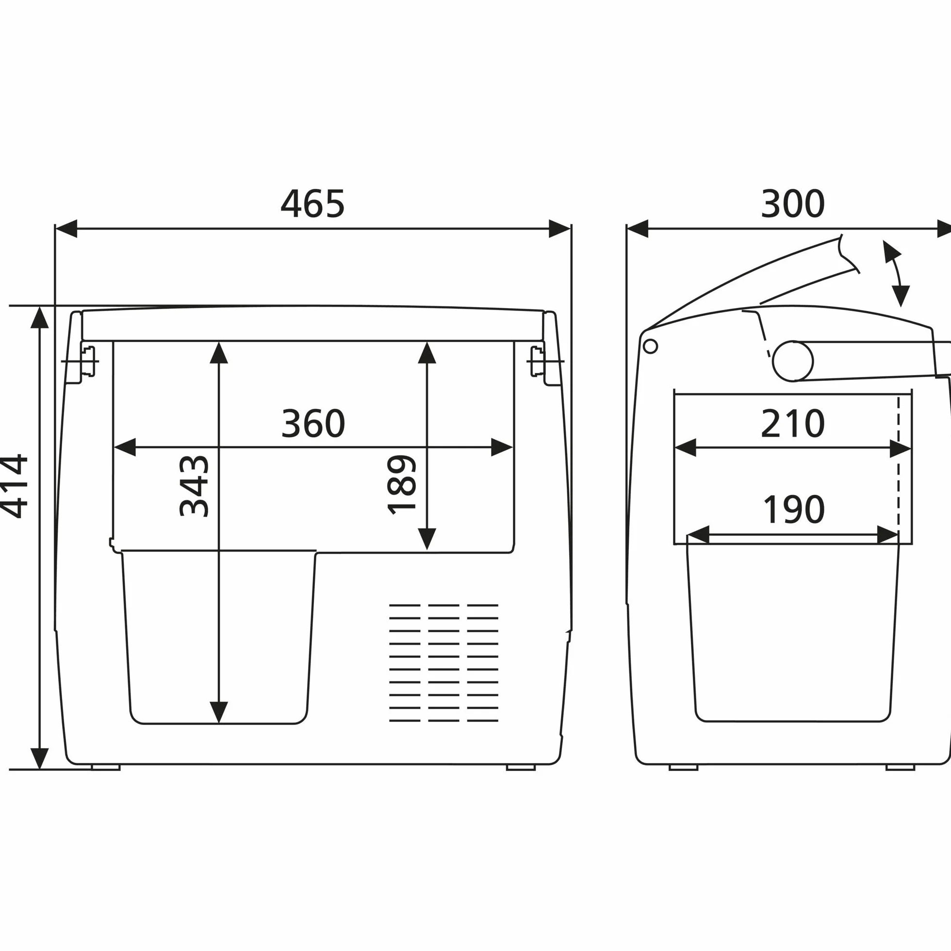 Dometic CoolFreeze CDF 18 przenośna elektryczna lodówka z kompresorem, 18 litrów, 12/24 V, do samochodu, ciężarówki lub łodzi z czujnikiem baterii