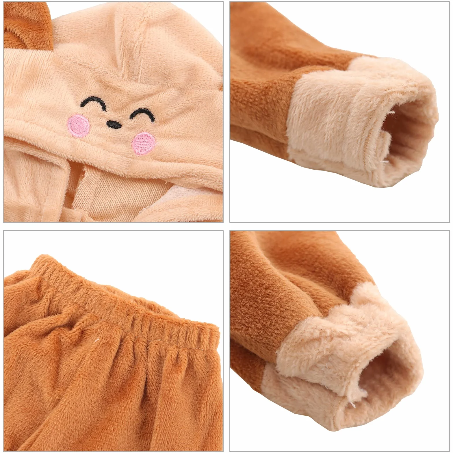 Miunana Ubranie, stroje dla lalek, ubranka dla lalek 35-43 cm, 2-częściowe, kurtka, spodnie