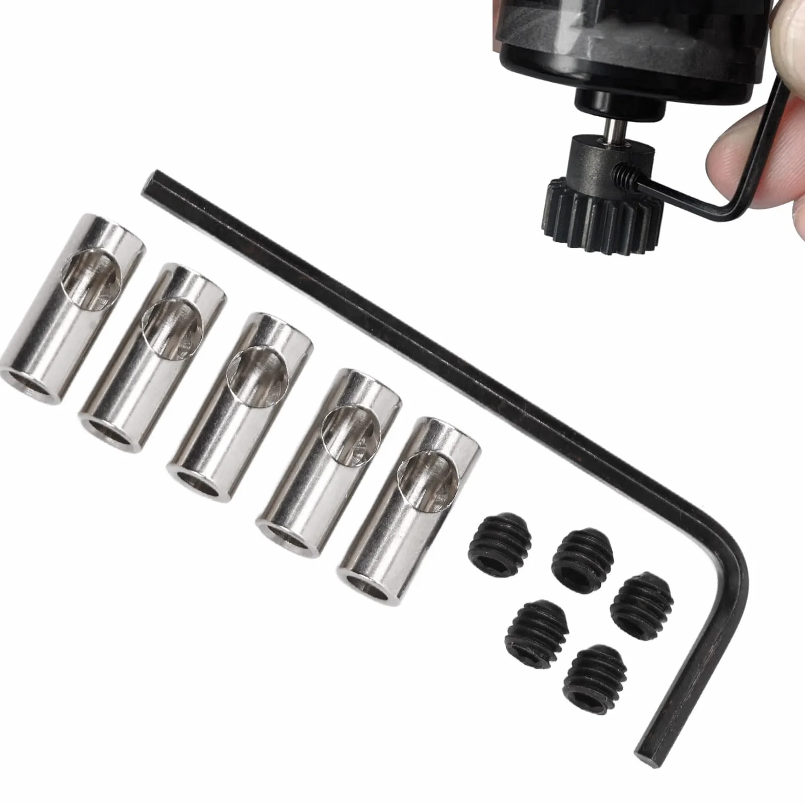 Adapter Wału RC, do 5mm Reduktor z osią Tuleja Silnika 3,17mm Zmiana w Celu Konwersji